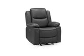 Harald Power Recliner Sofa Black Armchair
