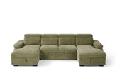 Hudson Fullback U Shape Sofa Bed