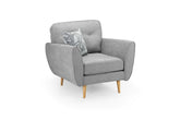 Zinc Fullback Armchair