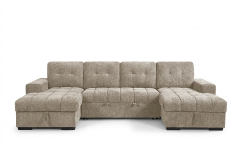Palmero Fullback U Shape Sofa Bed