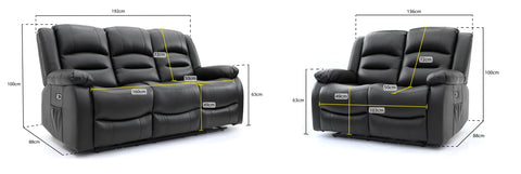 Alva Power Recliner Sofa 3+2