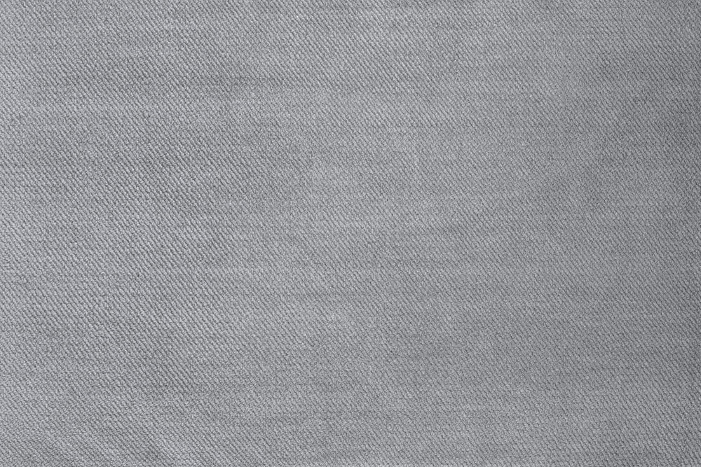 Azzuro sofa upholstery close-up showing fine gray woven fabric