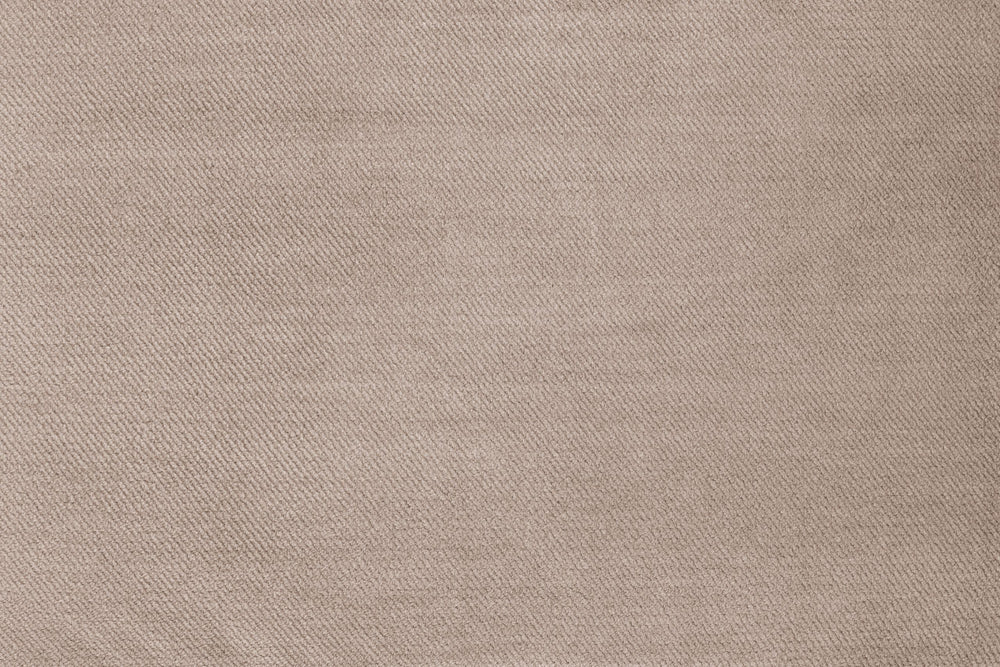 Azzuro footstool fabric close-up showing a light beige woven texture