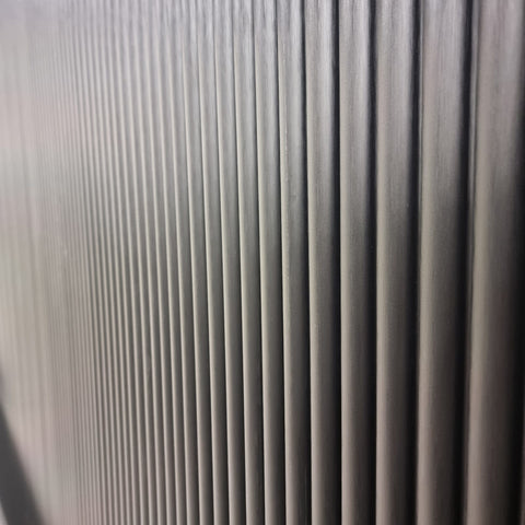 Black Fluted Wall Panels