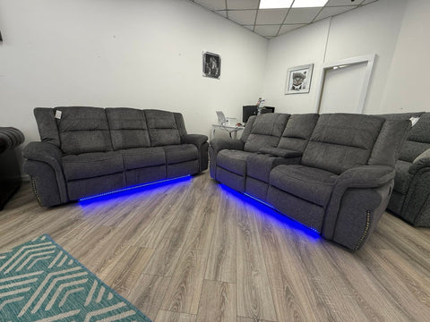 Savannah Electric 3+2 Recliner Sofa