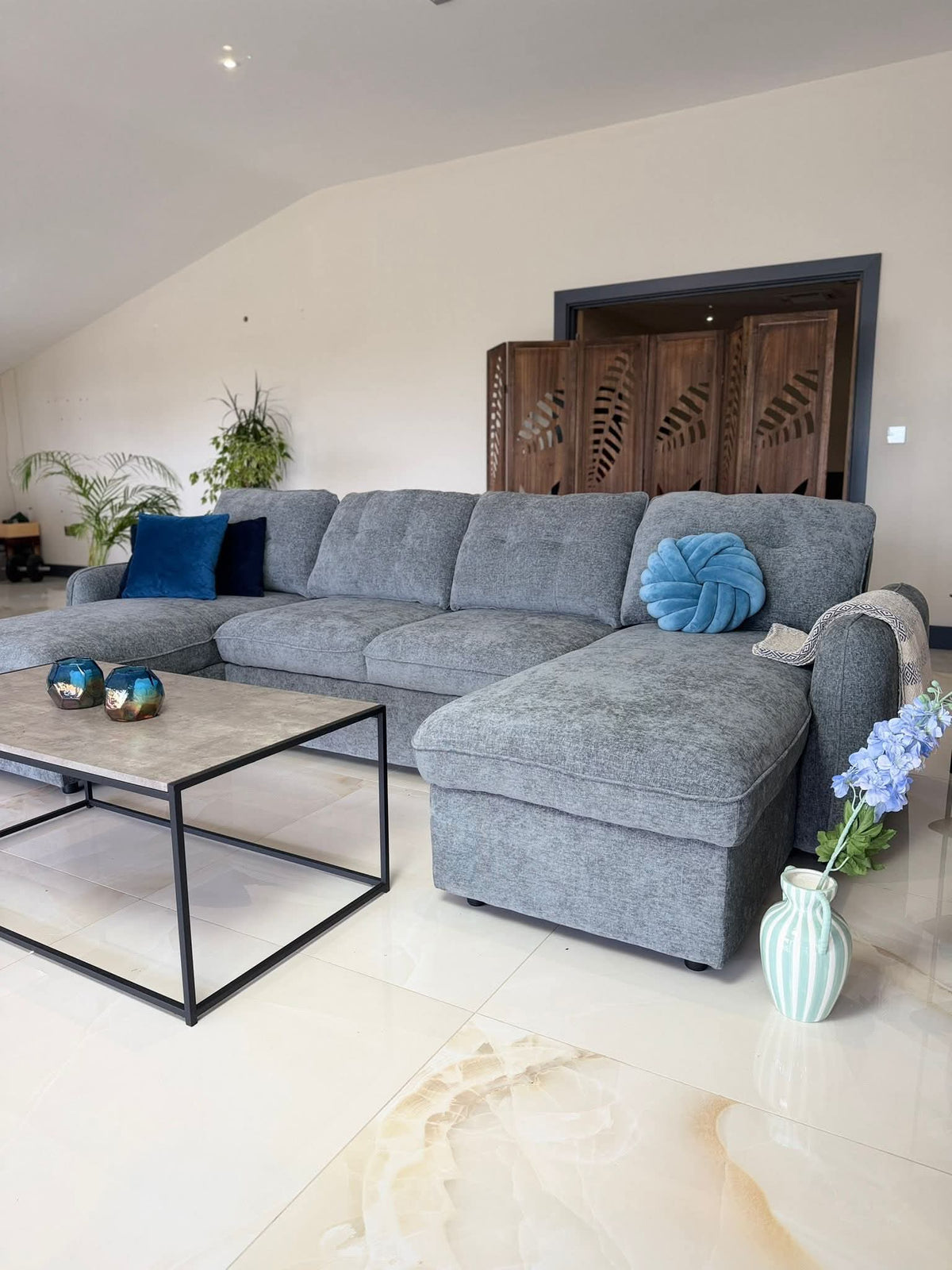 Moscow Fullback U Shape Sofa Bed