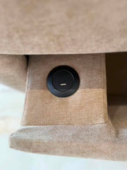 Franklin Fullback sofa bed close-up of round USB charging port