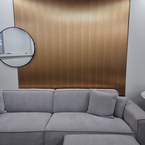 Gold Fluted Wall pannels