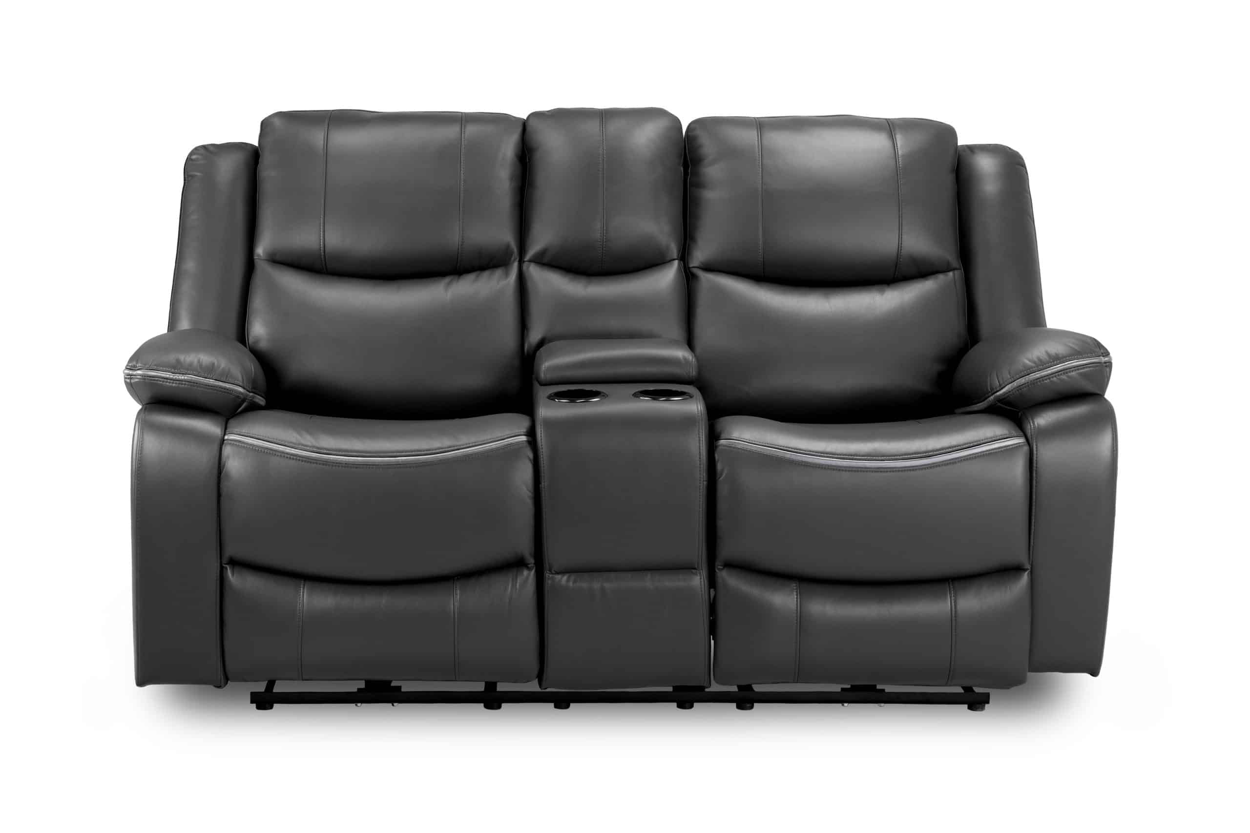 Harald Power Recliner Black 2 seater