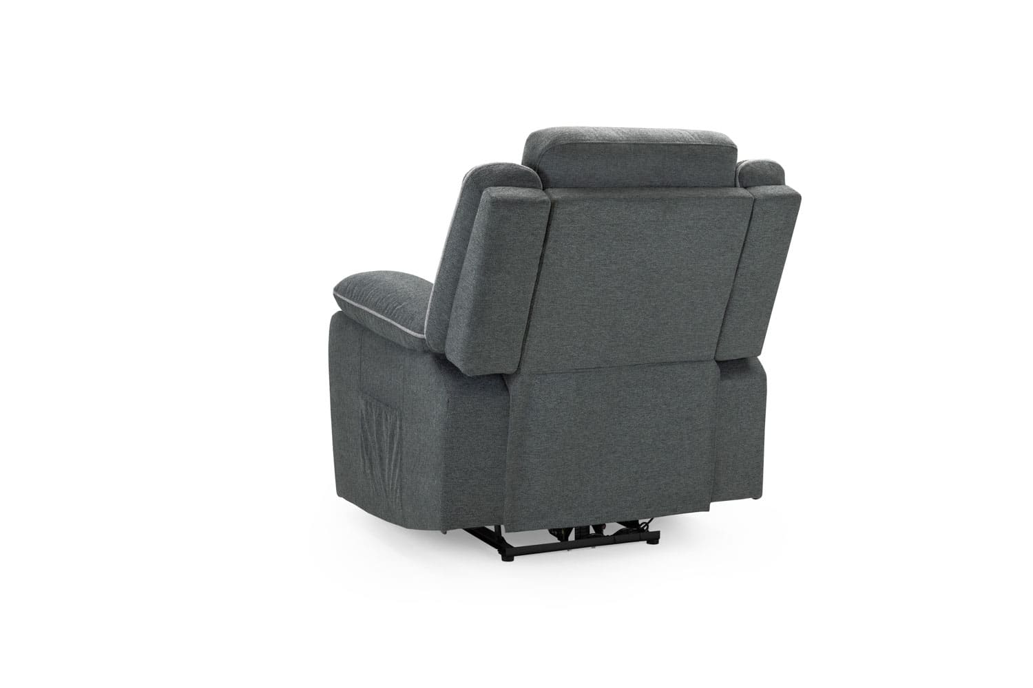 Harald Electric Recliner Sofa Fabric Grey Armchair