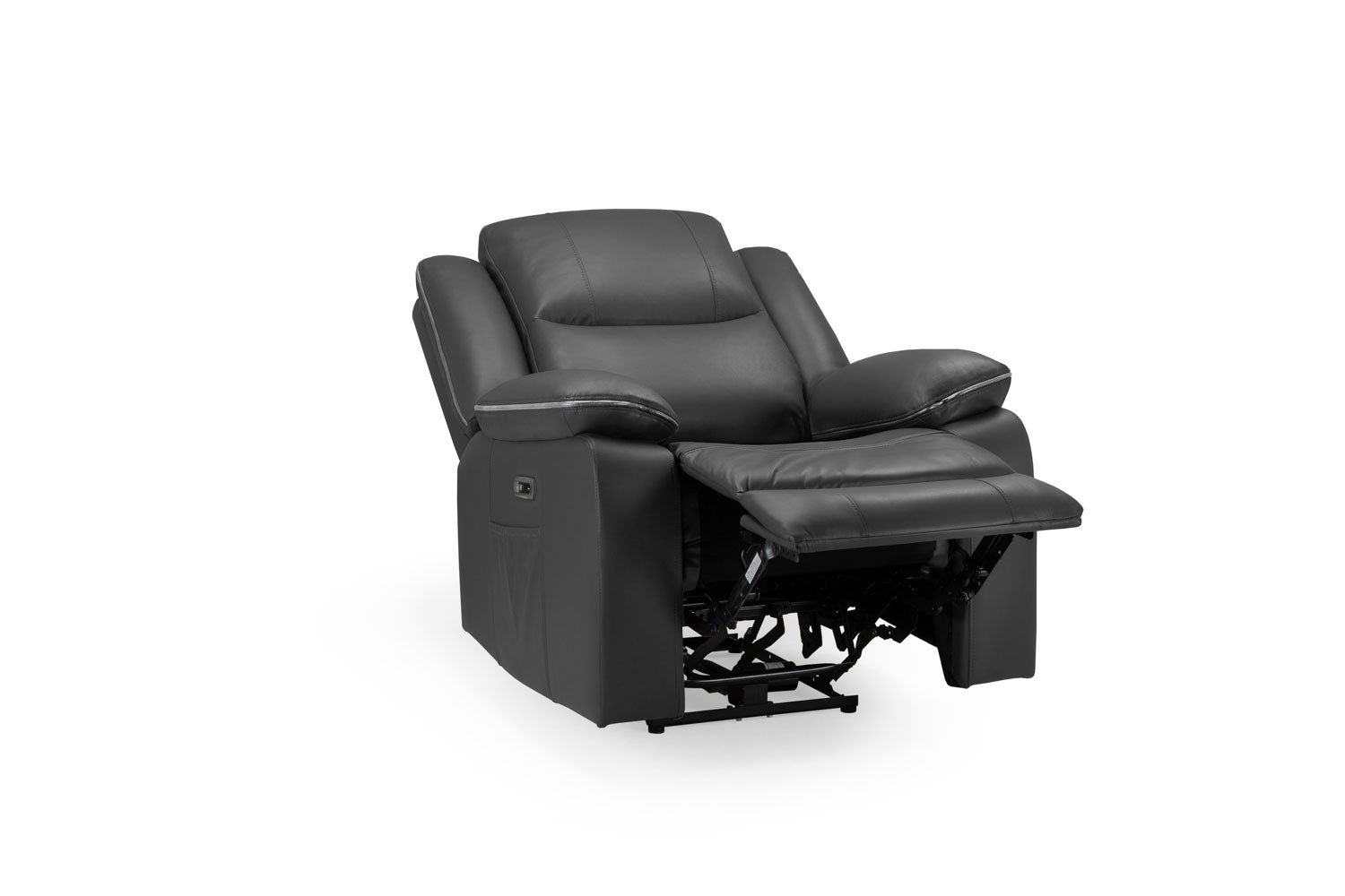 Harald Power Recliner Sofa Black Armchair