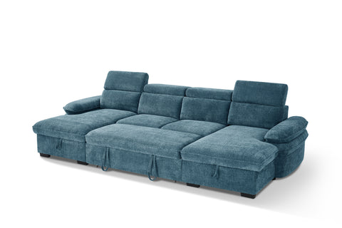 Hudson Fullback U Shape Sofa Bed