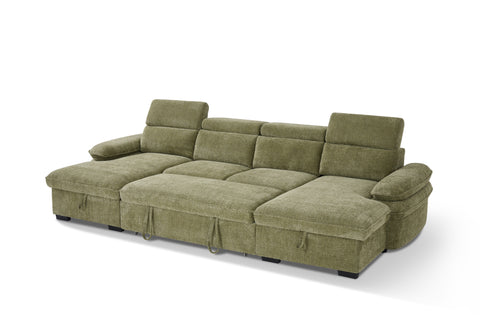 Hudson Fullback U Shape Sofa Bed