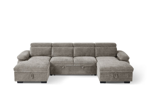 Hudson Fullback U Shape Sofa Bed