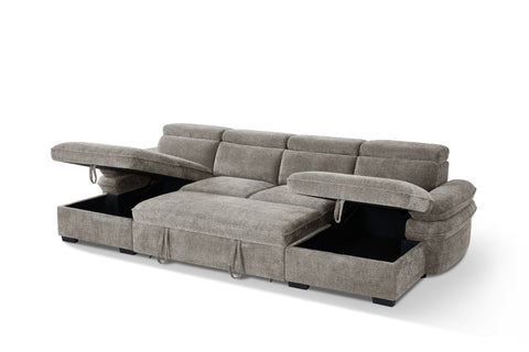 Hudson Fullback U Shape Sofa Bed