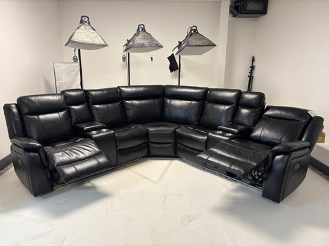 Lilly Power Recliner LED Sofa Large Corner