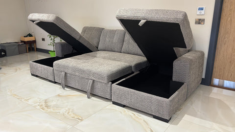Como Fullback U Shape Sofa Bed