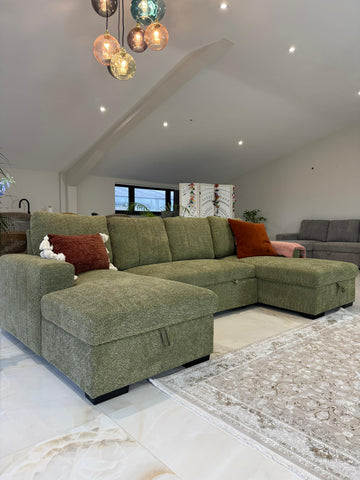 Como Fullback U Shape Sofa Bed