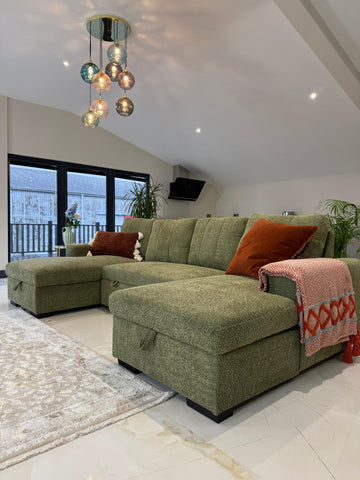 Como Fullback U Shape Sofa Bed