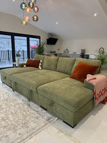 Como Fullback U Shape Sofa Bed