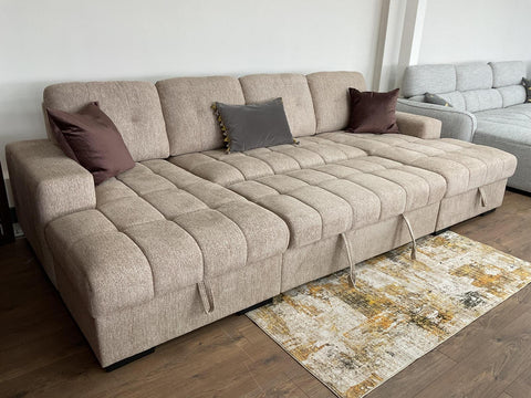 Palmero Fullback U Shape Sofa Bed