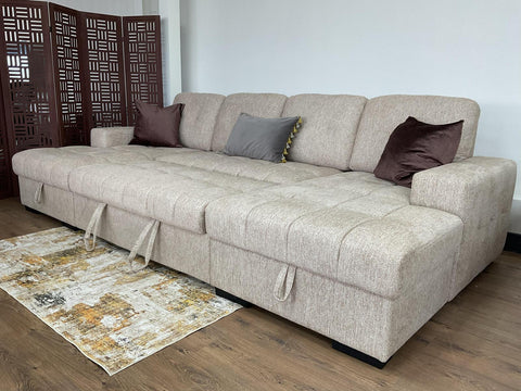 Palmero Fullback U Shape Sofa Bed