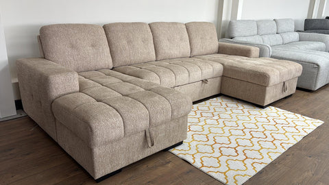 Palmero Fullback U Shape Sofa Bed