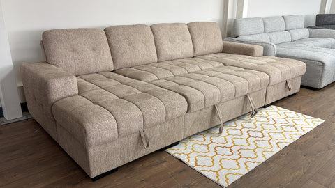 Palmero Fullback U Shape Sofa Bed