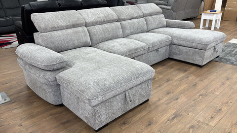 Hudson Fullback U Shape Sofa Bed
