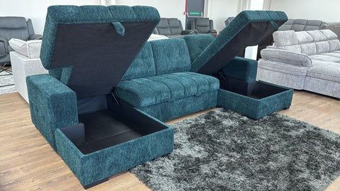 Palmero Fullback U Shape Sofa Bed