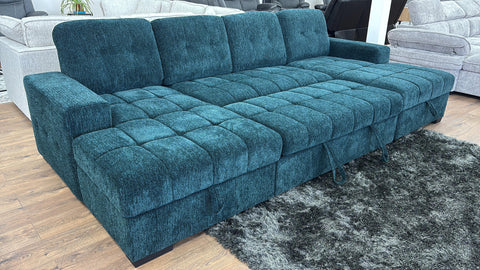 Palmero Fullback U Shape Sofa Bed