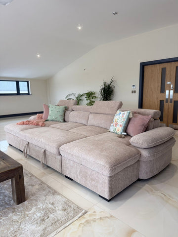 Hudson Fullback U Shape Sofa Bed