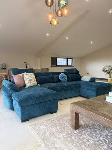 Hudson Fullback U Shape Sofa Bed