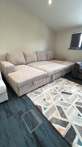 Como Fullback U Shape Sofa Bed