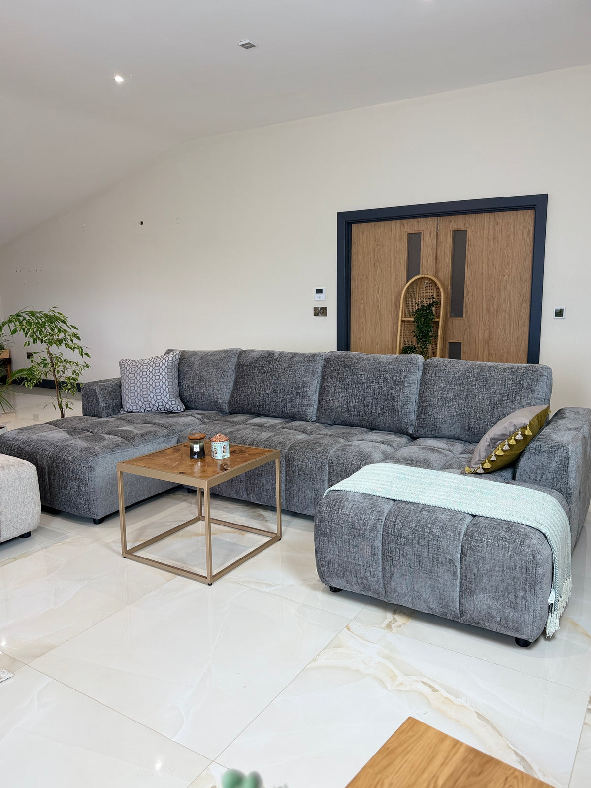 Shangai Fullback U Shape Sofa Bed