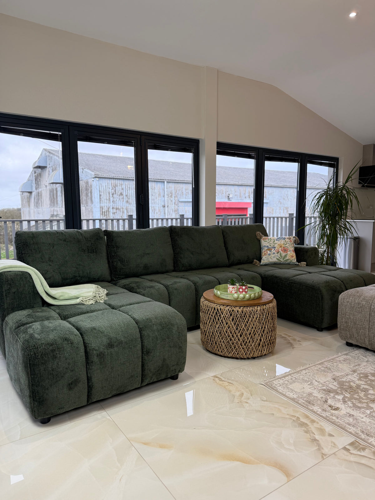 Shangai Fullback U Shape Sofa Bed