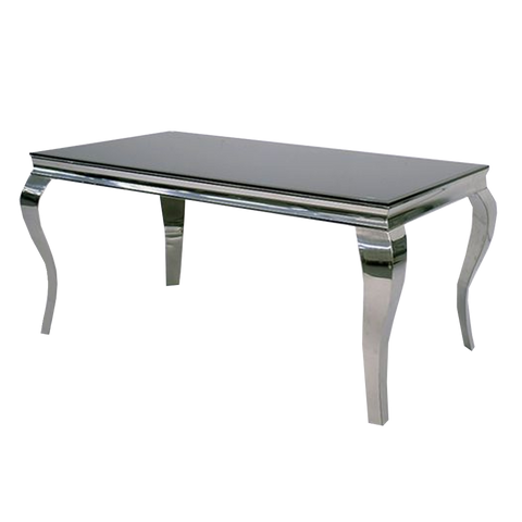 Louis Chrome Dining Table