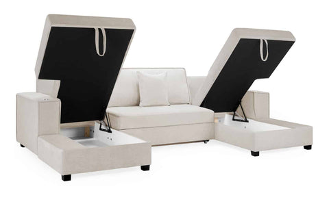 Milan Fullback Sofa U Shape Sofa Bed