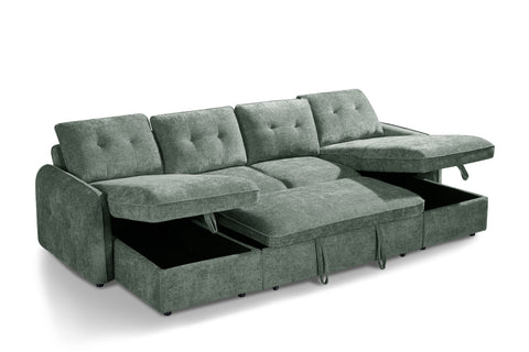 Moscow Fullback U Shape Sofa Bed