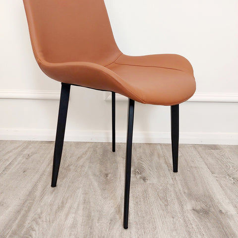 Set of 2 Remus Leather Dining Chairs