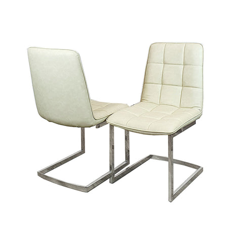 Set of 2 Tara Faux Leather Dining Chair