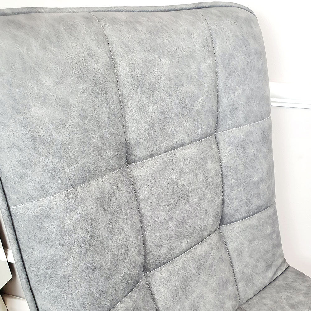 Set of 2 Tara Faux Leather Dining Chair