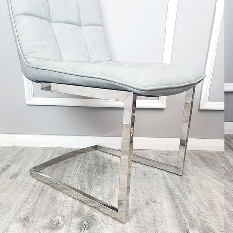Set of 2 Tara Faux Leather Dining Chair