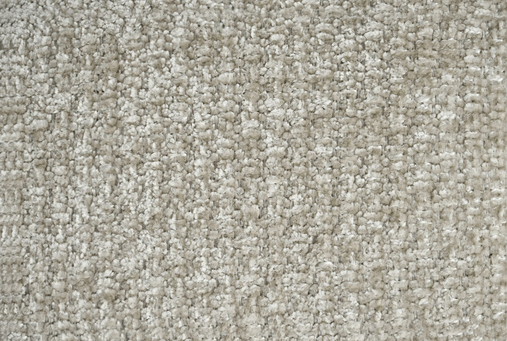 Venice sofa upholstery close-up showing the nubby woven fabric texture