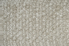 Venice sofa upholstery close-up showing the nubby woven fabric texture