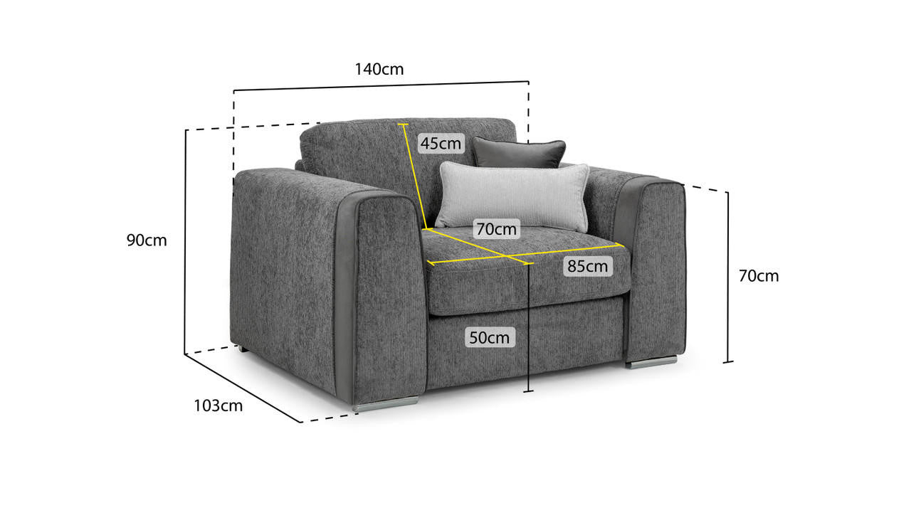 Naples Fullback Armchair