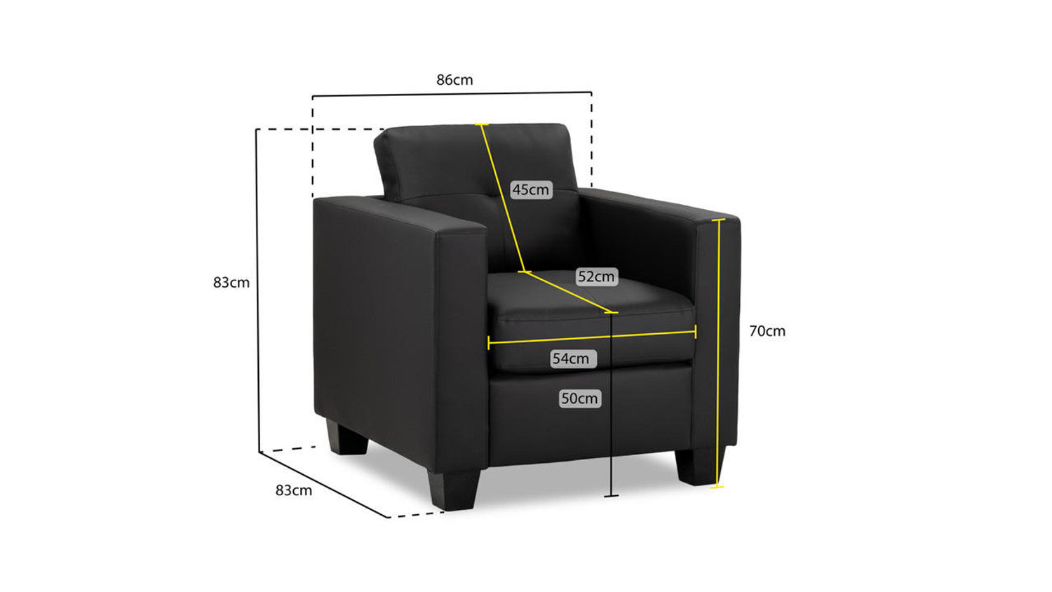 Jerry Fullback Sofa Armchair