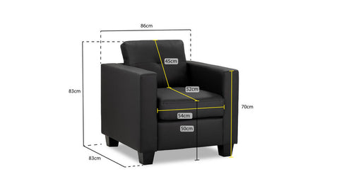 Jerry Fullback Sofa Armchair