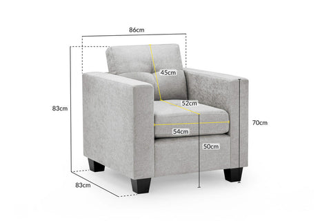 Jerry Fullback Sofa Armchair