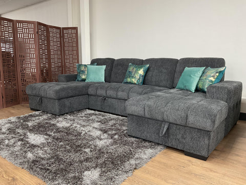 Palmero Fullback U Shape Sofa Bed